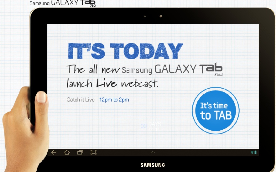 Samsung Galaxy Tab 750 Review, Price and Specifications