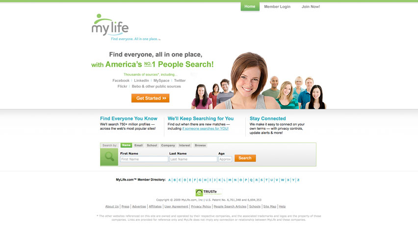 MyLife.com Website Review