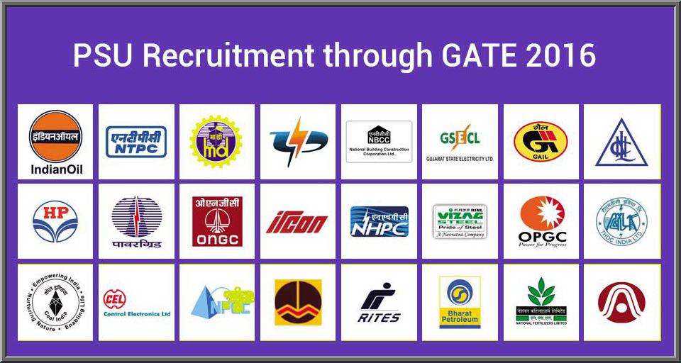 PSU Recruiting through GATE score