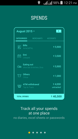 Control your money spending with mobile app “SmartSpends”
