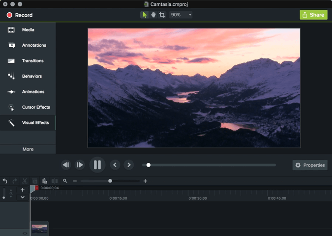 after effects vs camtasia software demo