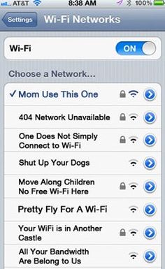 funny wifi router names