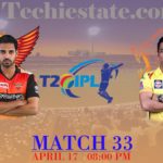 SRH Vs CSK Match Prediction, Live Streaming Cricket Scores