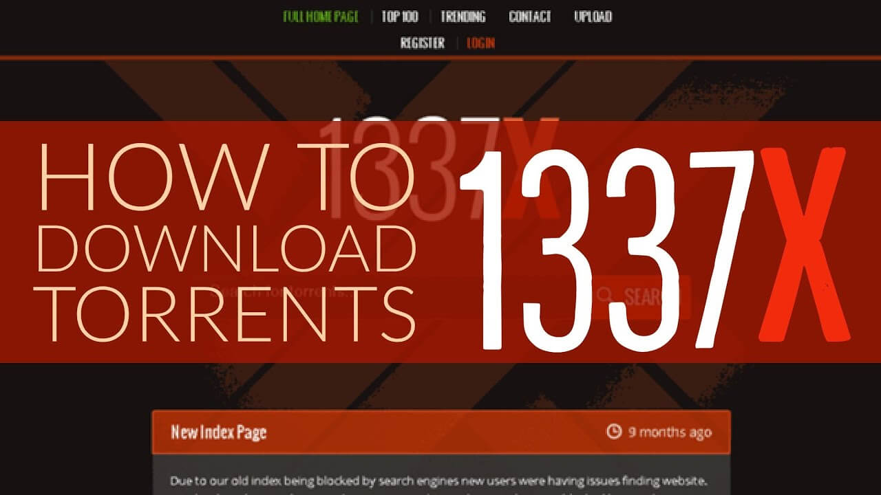 How To Download Movies & Apps From 1337x Torrent