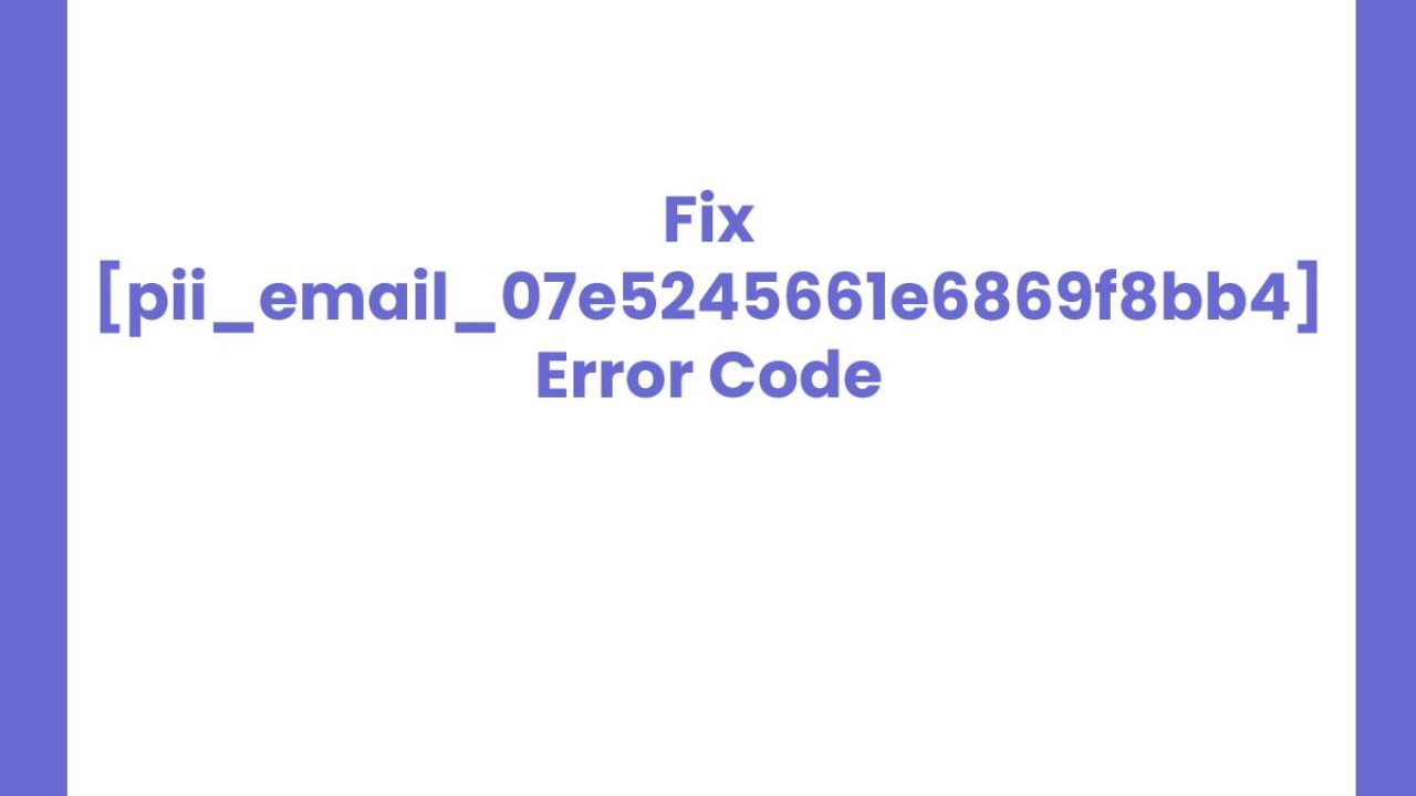 Fix outlook error [pii email 07e5245661e6869f8bb4]