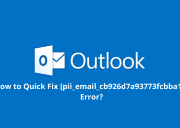 [pii_email_cb926d7a93773fcbba16] – Fix Outlook Error Code