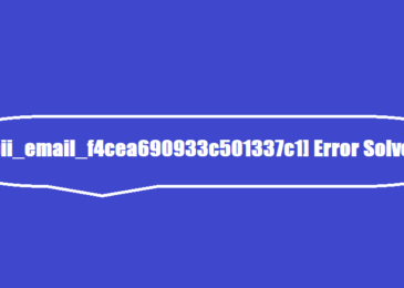 How to Fix Outlook Error [pii_email_f4cea690933c501337c1]?