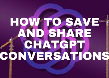 How to Save and Share ChatGPT Conversations